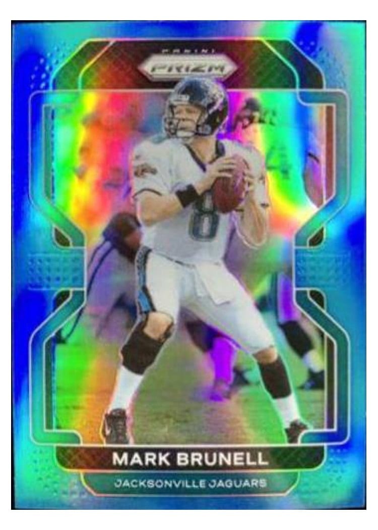 2021 Panini Prizm Base Set Mark Brunell Light Blue Prizm #19 card