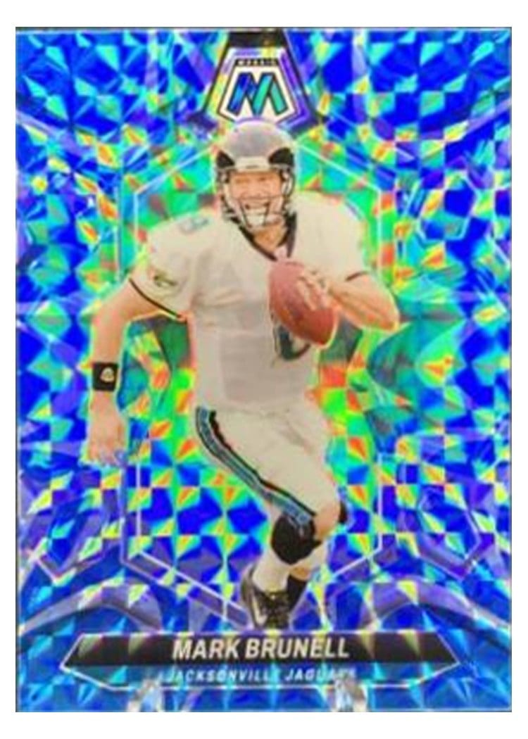 2024 Panini Mosaic Base Set Mark Brunell Blue Reactive #247 card