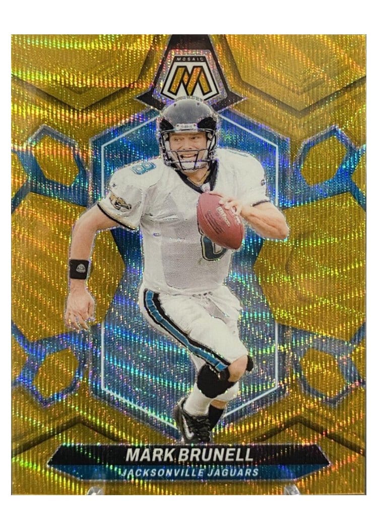 2024 Panini Mosaic Base Set Mark Brunell Gold Wave #247 card