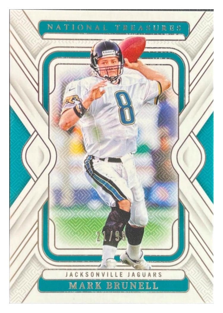 2024 Panini National Treasures Base Set Mark Brunell #47 card