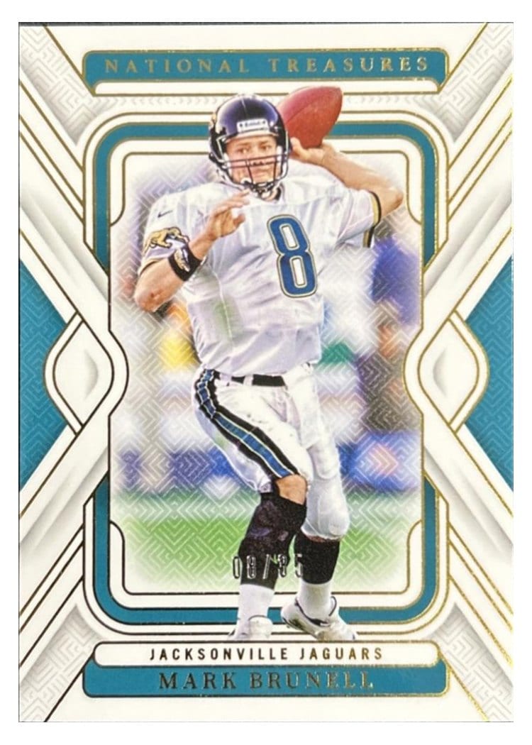 2024 Panini National Treasures Base Set Mark Brunell #47 card