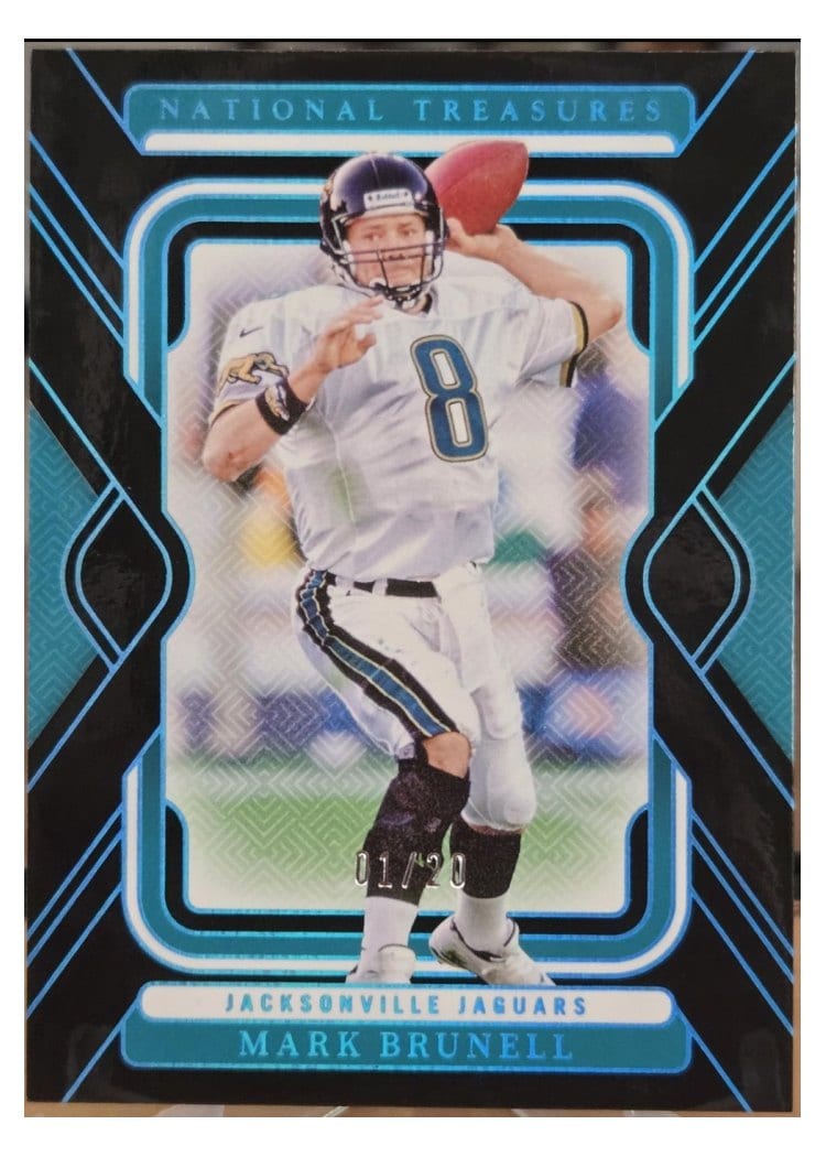2024 Panini National Treasures Base Set Mark Brunell #47 card
