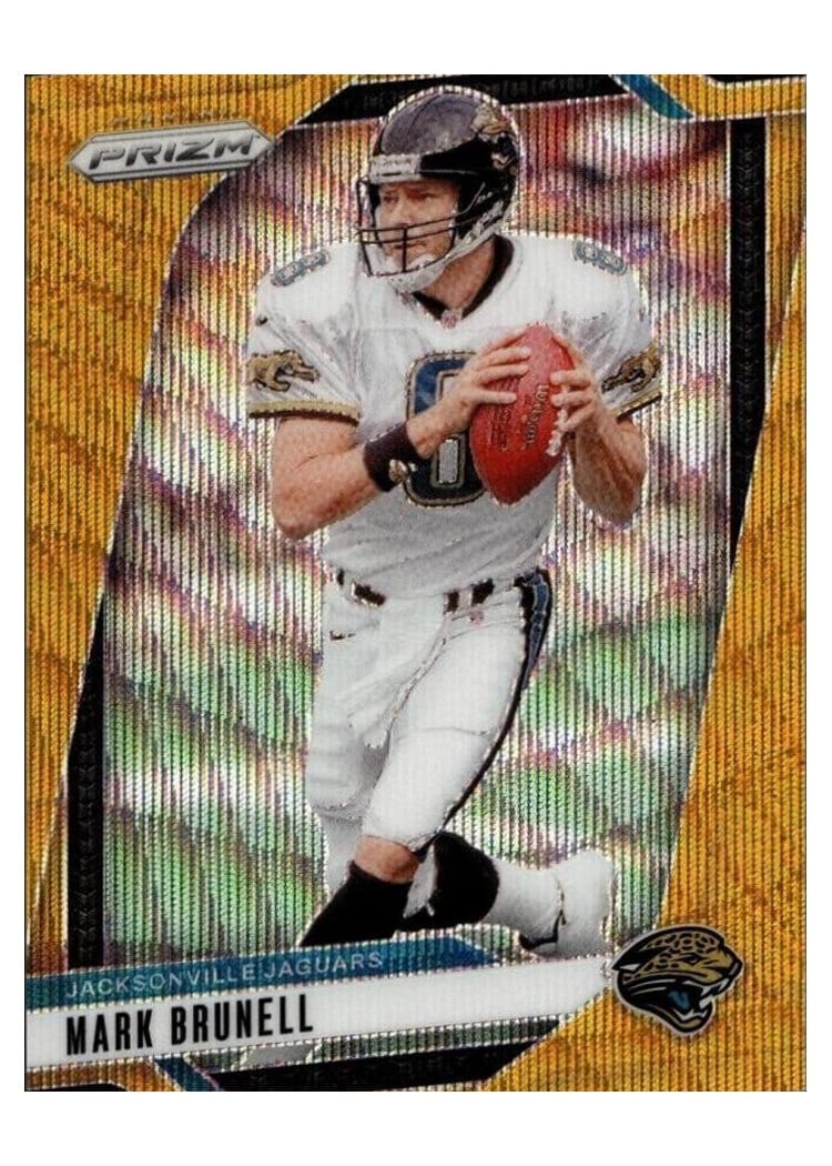 2024 Panini Prizm Base Set Mark Brunell Wave Gold #136 card