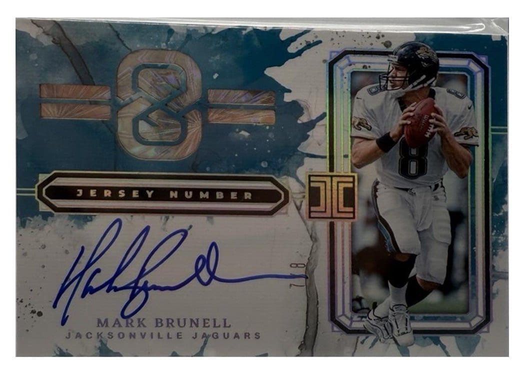 2025 Panini Impeccable Impeccable Jersey Number Autographs Mark Brunell #10 card