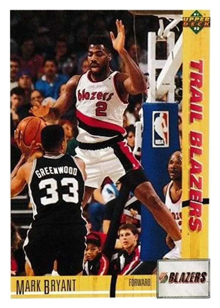 1991 Upper Deck Mark Bryant #392 card