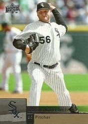 2009 Upper Deck Base Set Mark Buehrle #87 card