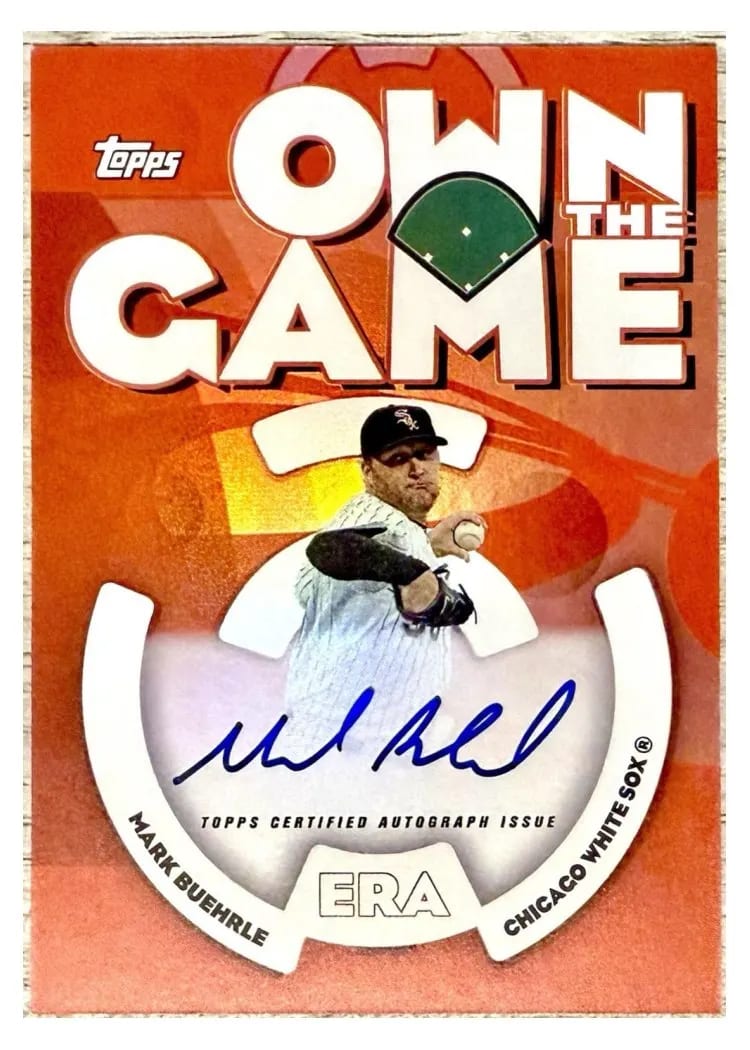 2024 Topps Archives 2006 Topps Baseball Own the Game Autographs Mark Buehrle #06OGA-MB card