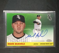 2025 Topps Chrome Platinum Autographs Mark Buehrle #CPA-MB card