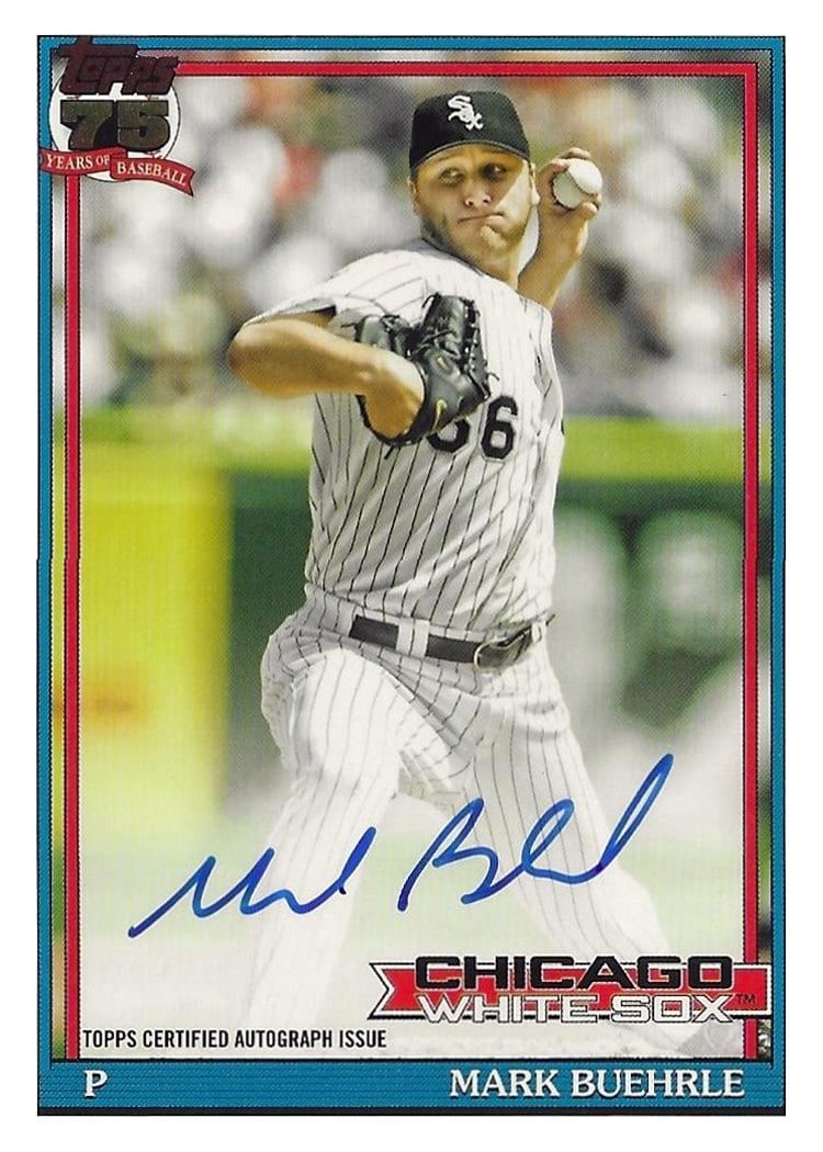 2026 Topps 1991 Topps Autographs Mark Buehrle #91A-BUE card