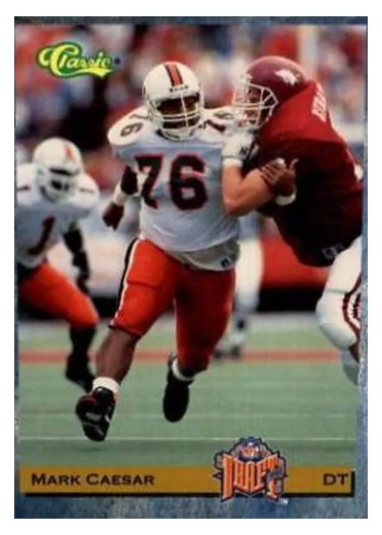 1993 Classic Mark Caesar #61 card