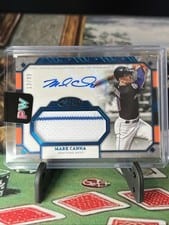2024 Topps Tier One Autographed Jumbo Relics Mark Canha #AT1JR-MC card