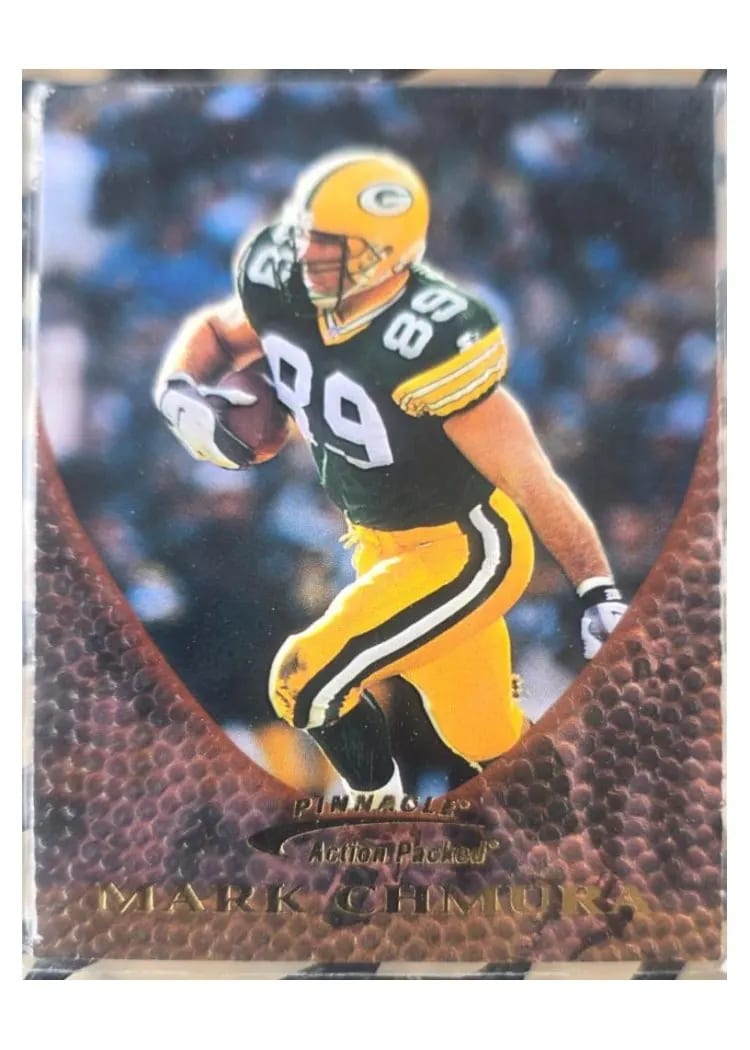 1997 Pinnacle Action Packed Mark Chmura #109 card