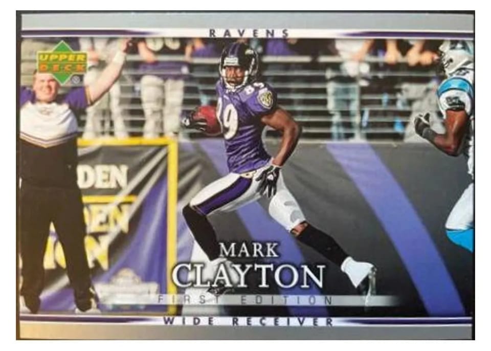2007 Upper Deck First Edition Mark Clayton #8 card