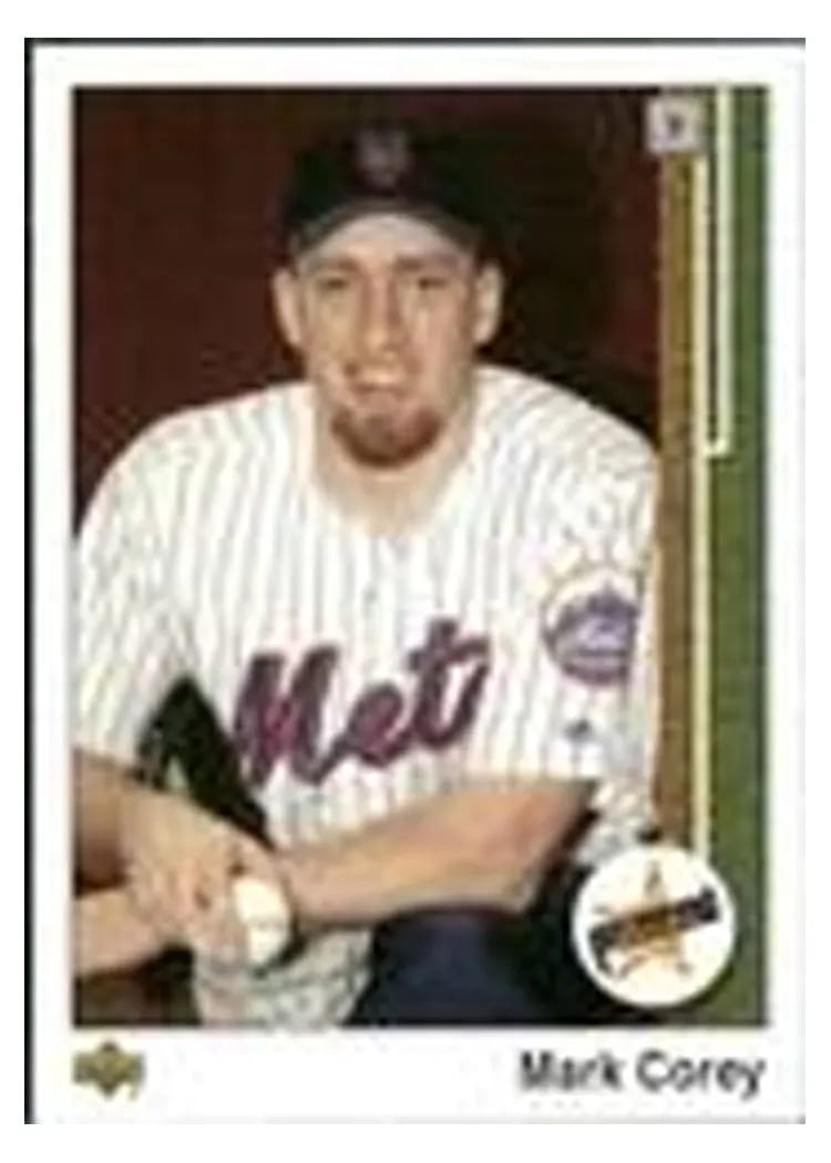 2002 UD Authentics Mark Corey #178 card