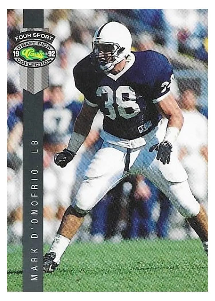 1992 Classic 4 Sport Mark D'Onofrio #111 card
