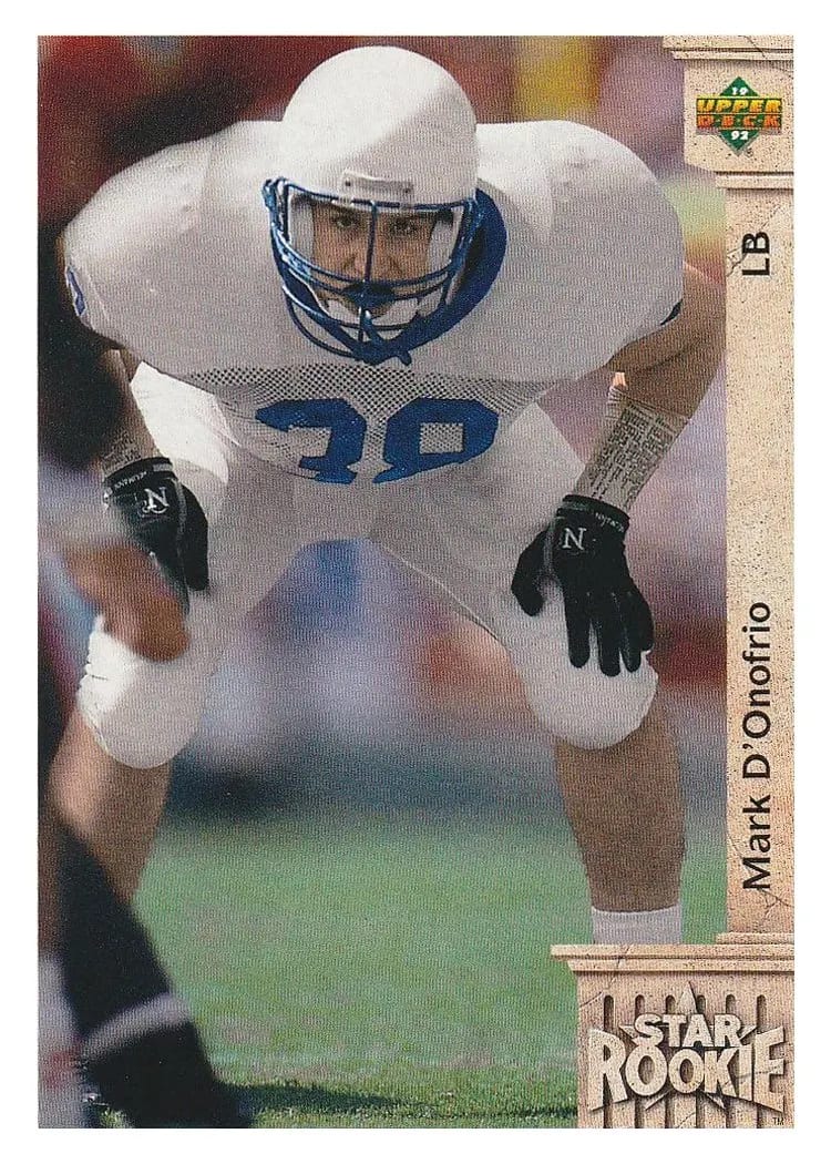 1992 Upper Deck Mark D'Onofrio #18 card
