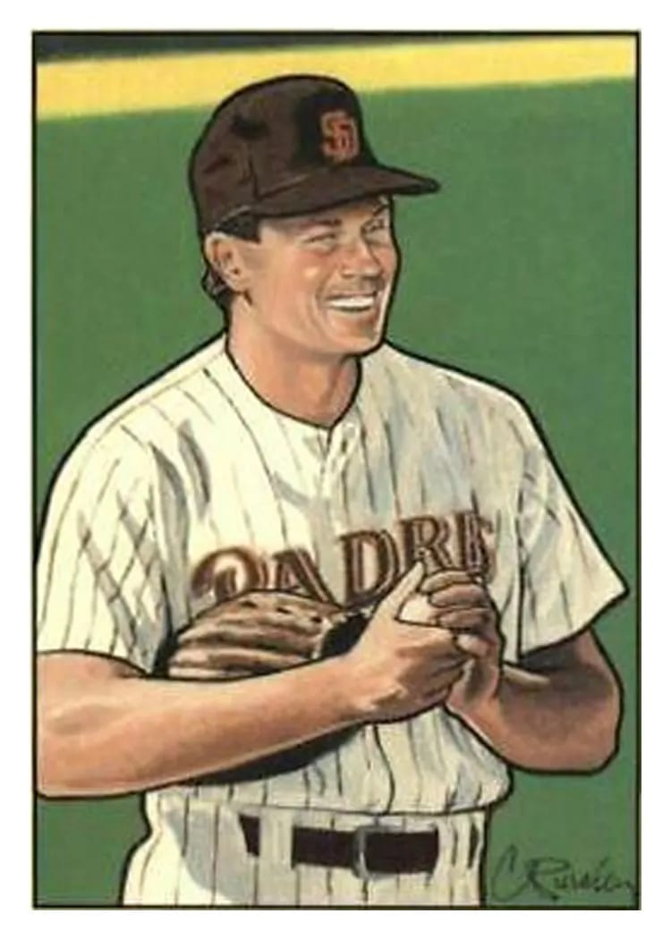 1990 Bowman Inserts Mark Davis card