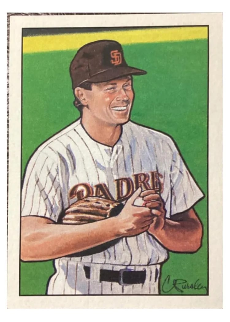 1990 Bowman Inserts Mark Davis card