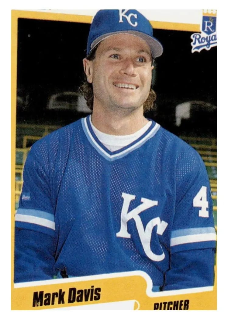 1990 Fleer Update Mark Davis #U-101 card