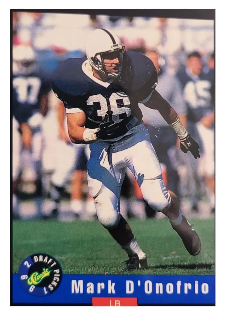 1992 Classic Draft Picks Mark Donofrio #40 card