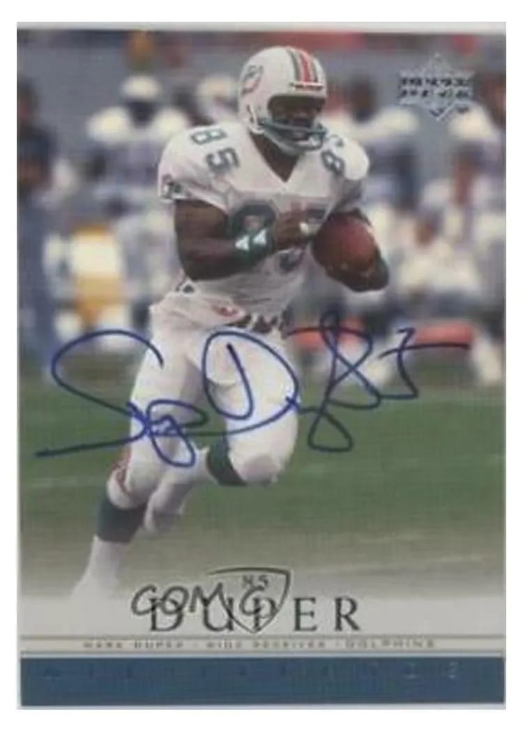 2000 Upper Deck Legends Autographs Mark Duper card