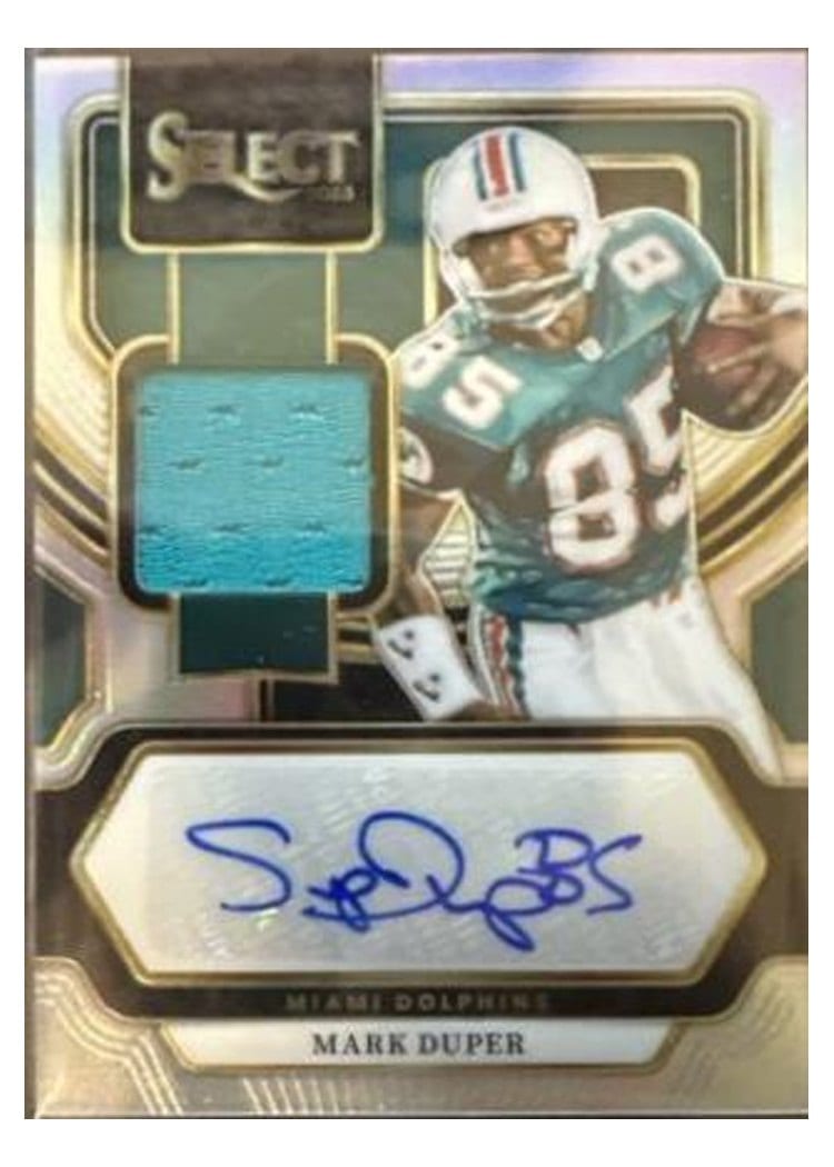 2023 Panini Select Signature Memorabilia Prizm Mark Duper #22 card