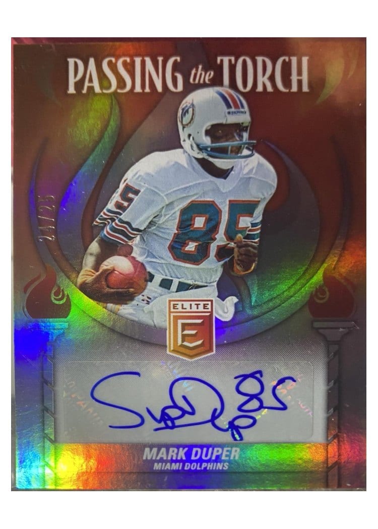 2024 Donruss Elite Passing the Torch Signatures Singles Mark Duper #PTT-MDU card
