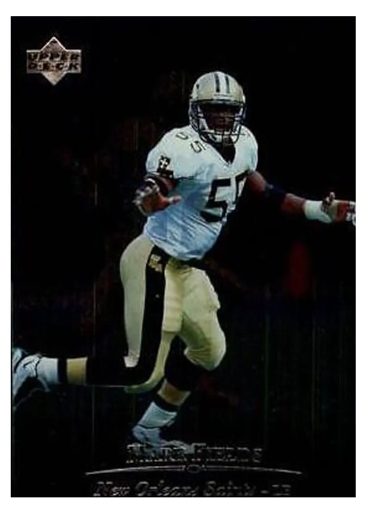 1996 Upper Deck Silver Mark Fields #19 card
