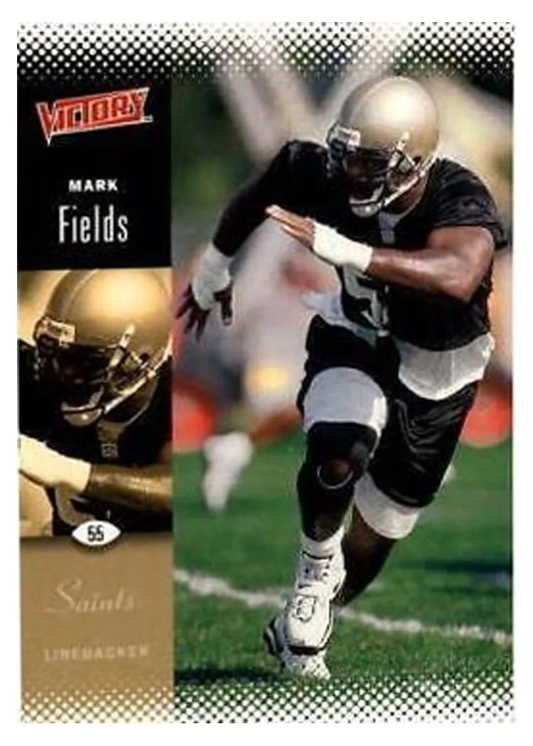 2000 Upper Deck Victory Mark Fields #116 card
