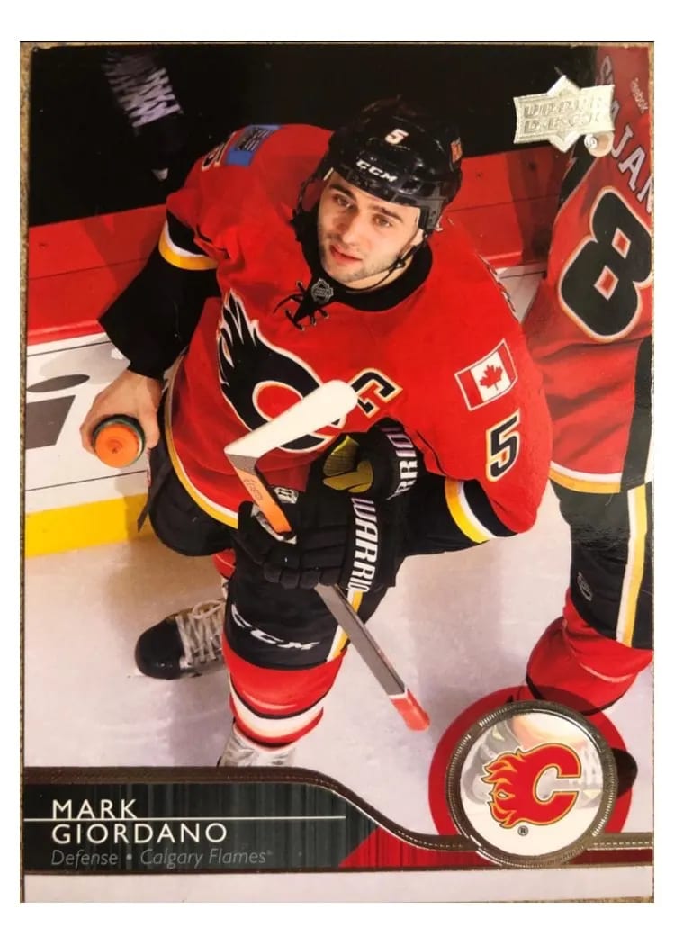 2014 Upper Deck Mark Giordano #26 card