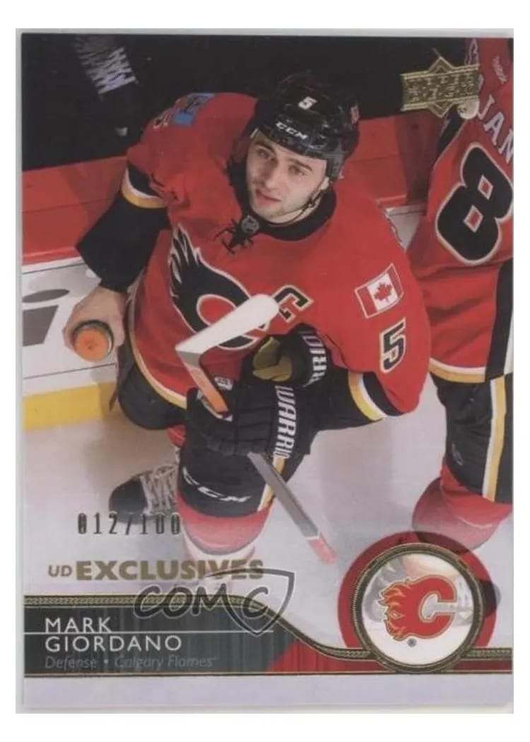 2014 Upper Deck Mark Giordano #26 card