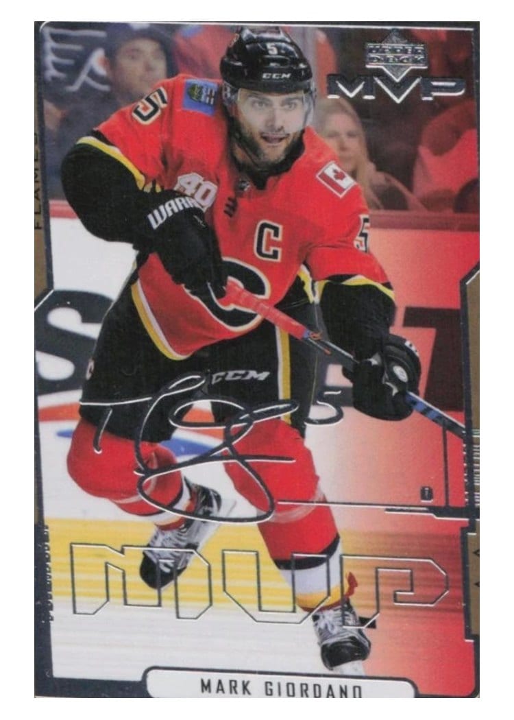 2020-21 Upper Deck MVP 20th Anniversary Third Star Mark Giordano #45 card