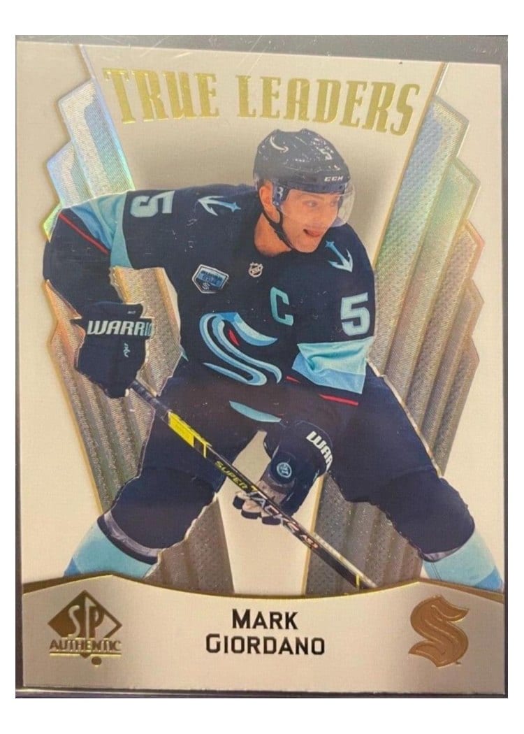 2021-22 SP Authentic True Leaders Mark Giordano #TL-3 card
