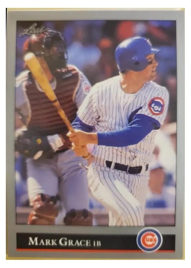 1992 Leaf Mark Grace #26 card