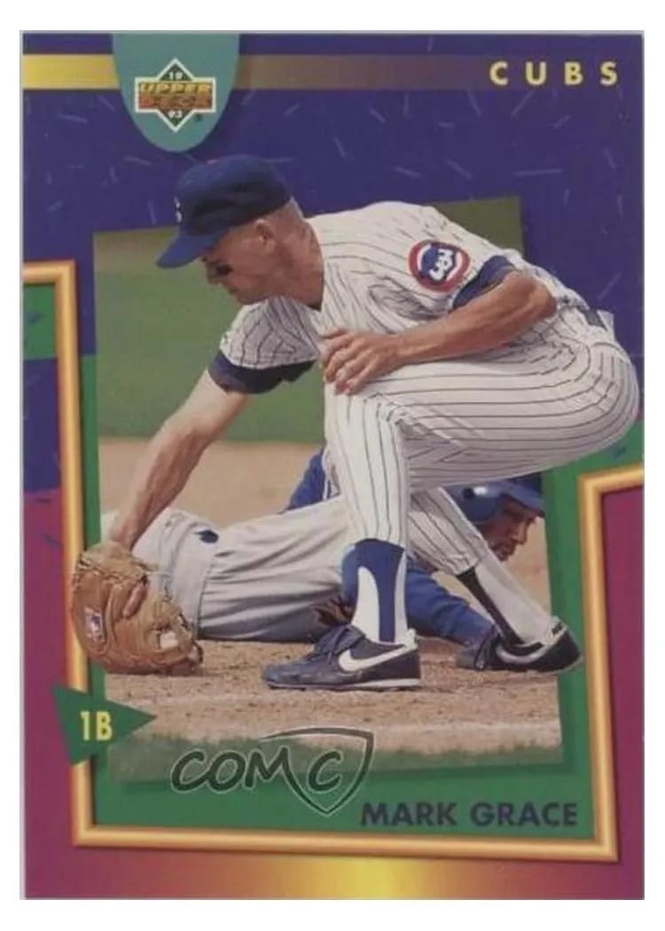 1993 Upper Deck Fun Pack Mark Grace #81 card
