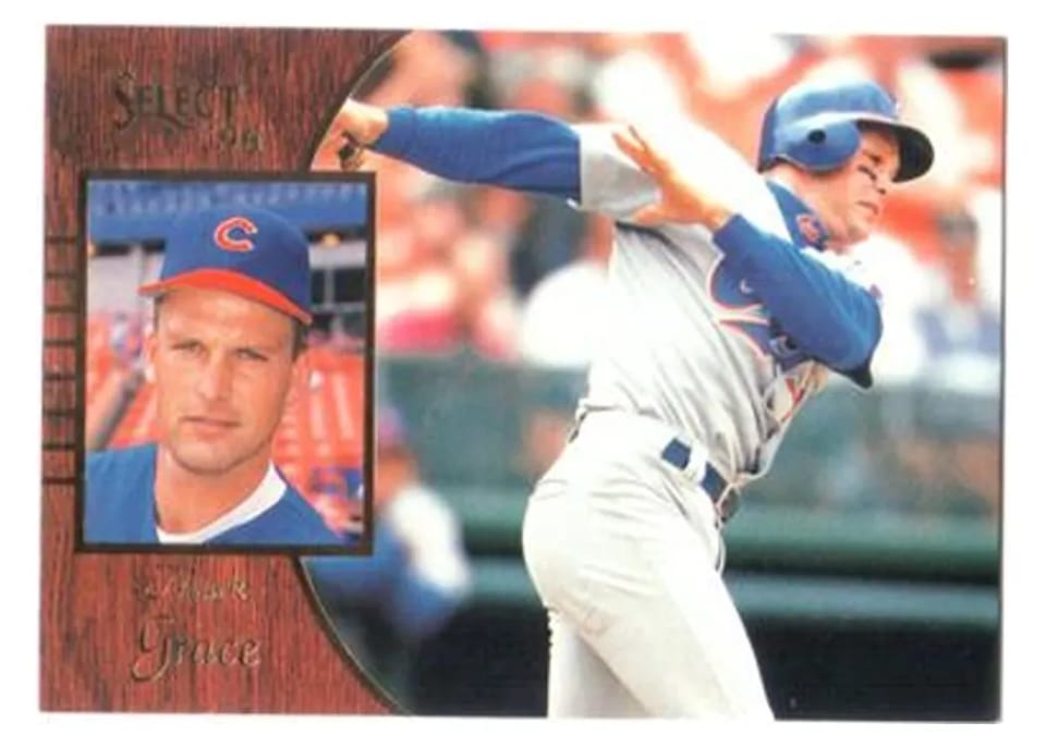 1996 Select Mark Grace #81 card