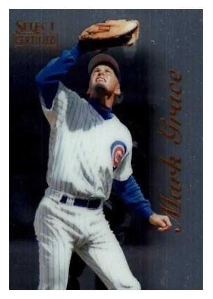 1996 Select Certified Mark Grace #94 card