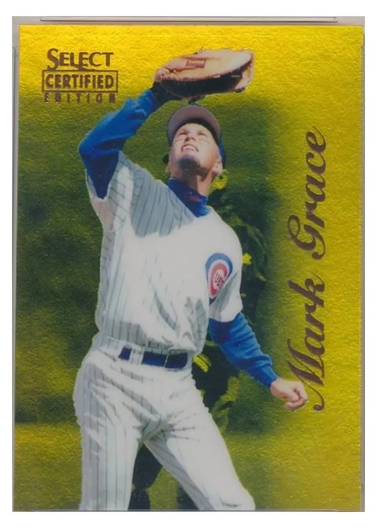 1996 Select Certified Mark Grace #94 card