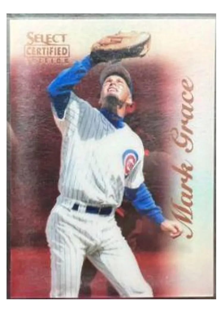 1996 Select Certified Mark Grace #94 card
