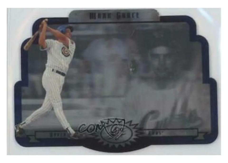 1996 Spx Mark Grace #15 card