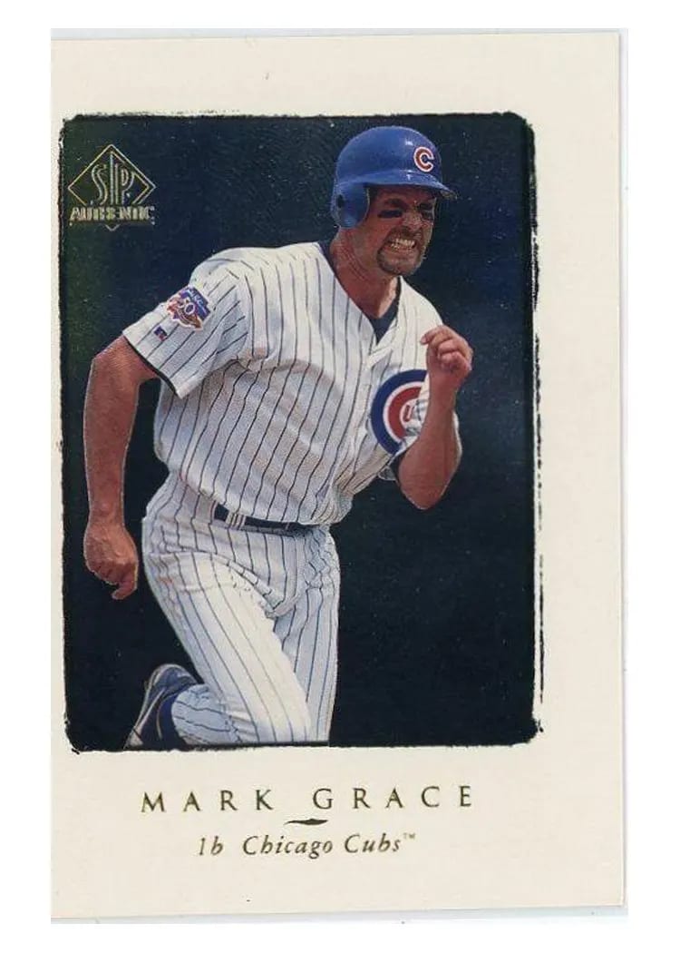 1998 SP Authentic Mark Grace #65 card
