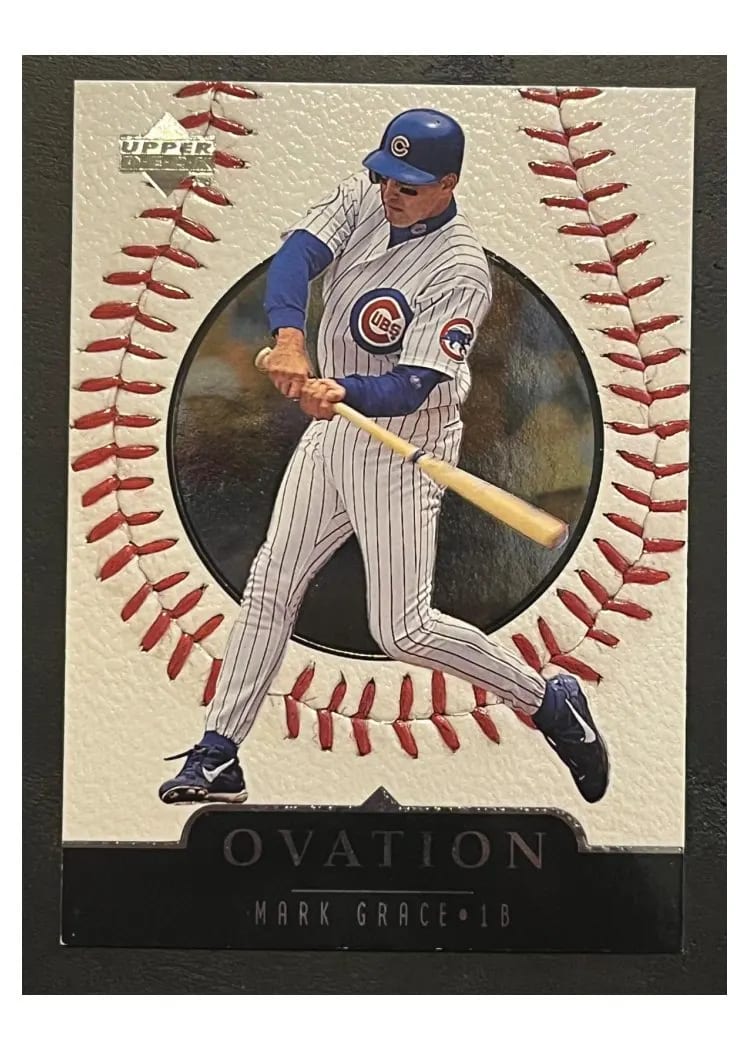 1999 Upper Deck Ovation Mark Grace #7 card