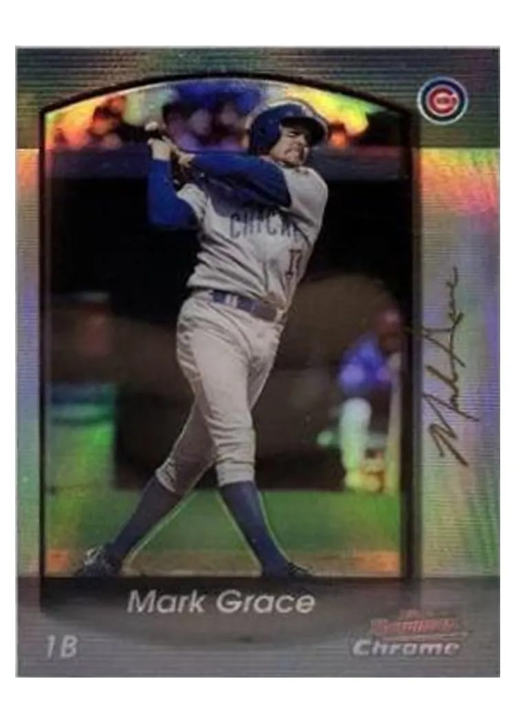 2000 Bowman Chrome Mark Grace #20 card