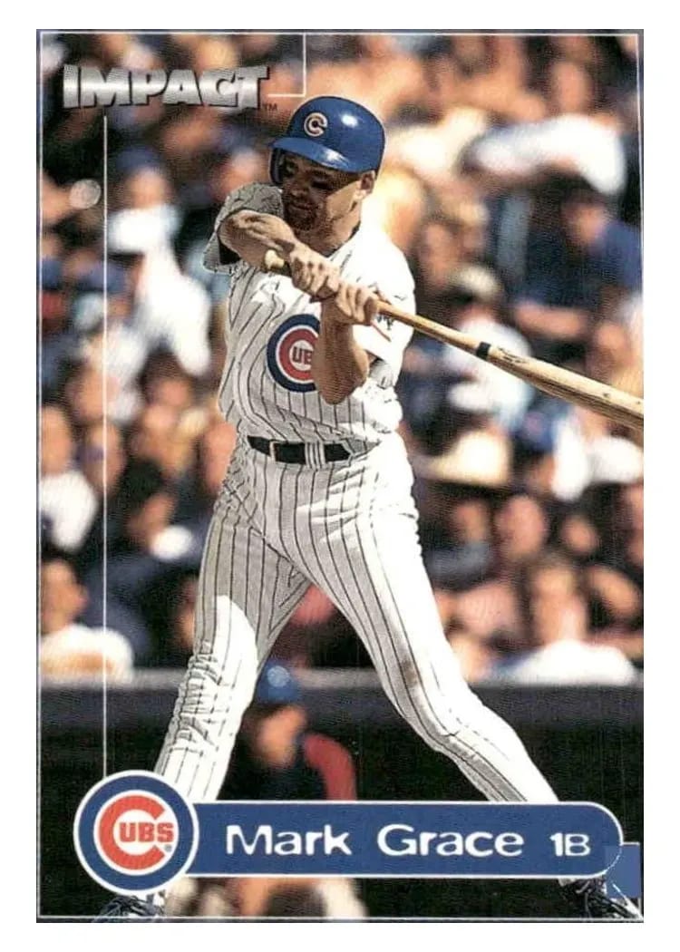 2000 Fleer Impact Mark Grace #94 card