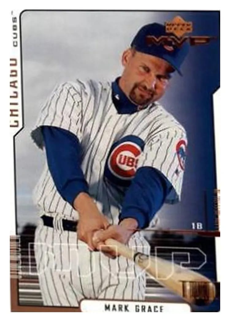 2000 Upper Deck MVP Mark Grace #47 card