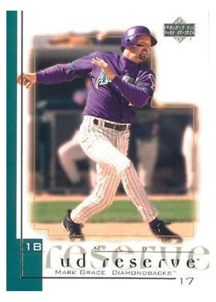 2001 Upper Deck Reserve Mark Grace #116 card