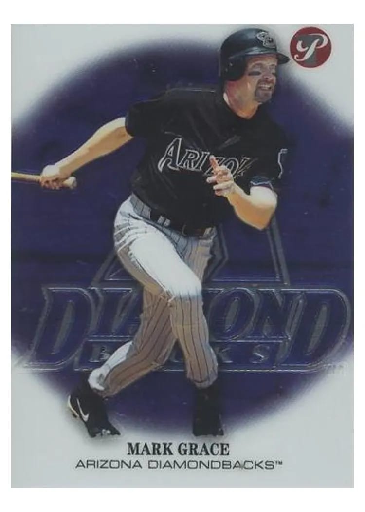 2002 Topps Pristine Mark Grace #124 card