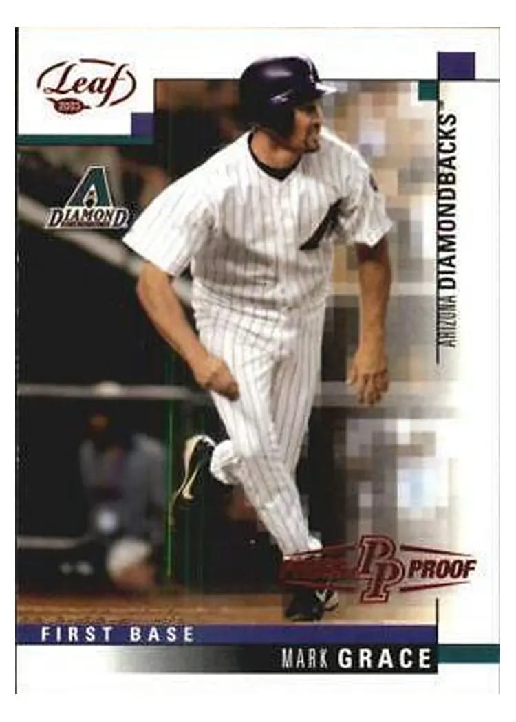 2003 Leaf Mark Grace #127 card