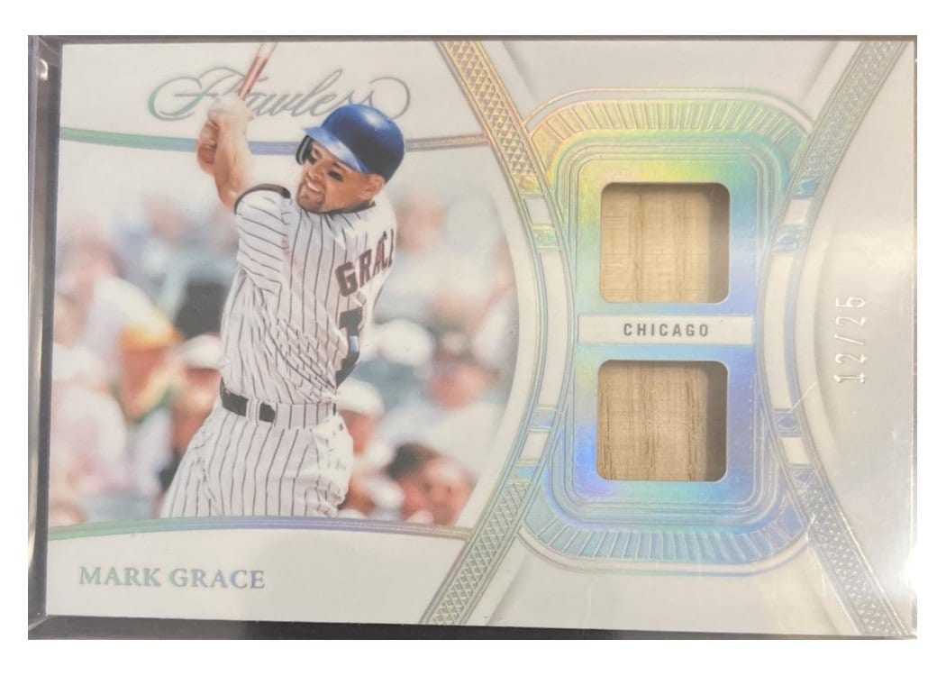 2024 Panini Flawless Dual Patches Mark Grace #DU-MGR card