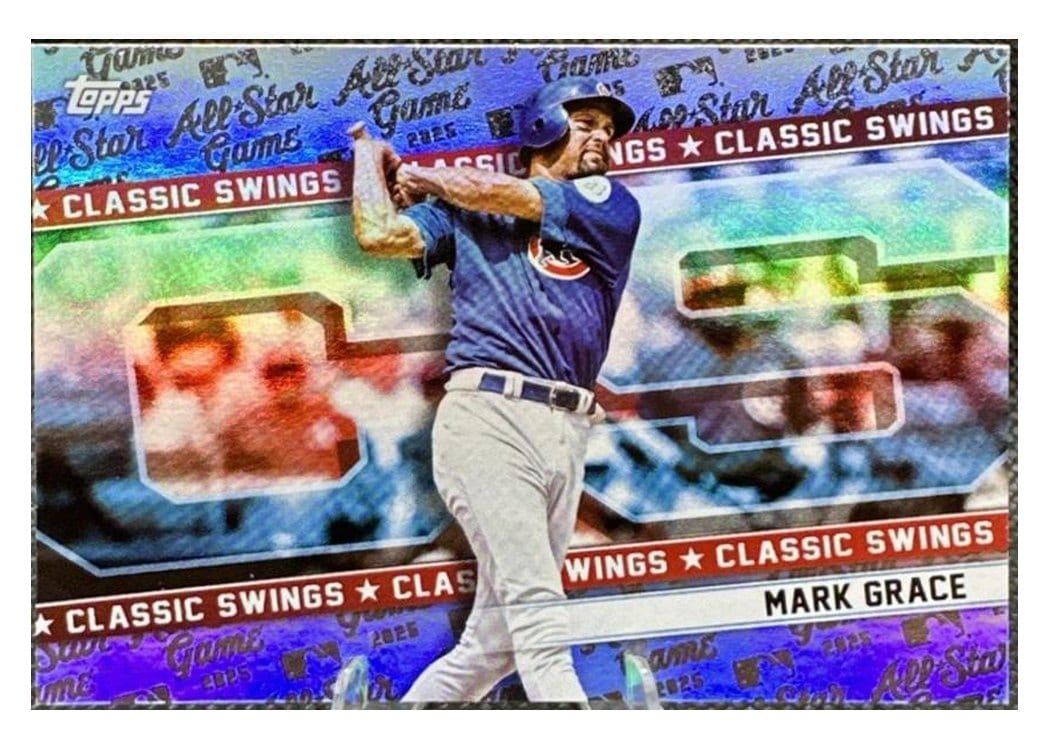 2025 Topps All Star Game Classic Swings Mark Grace #CS-14 card